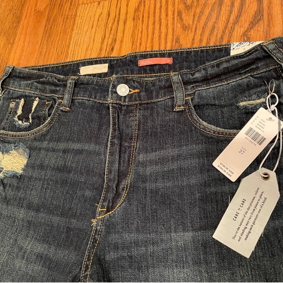 Pilcro and the Letterpress ANTHROPOLOGIE Heritage Boyfriend Jeans size 27 NWT - Picture 2 of 3